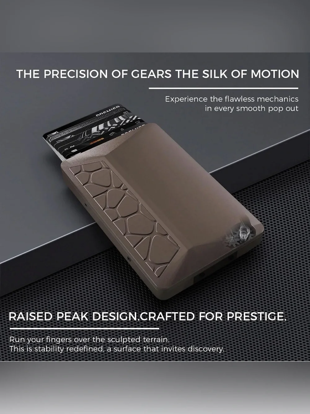 Minimalist Wallet for Men - RFID Blocking Slim Wallet with Money Clip - Swip